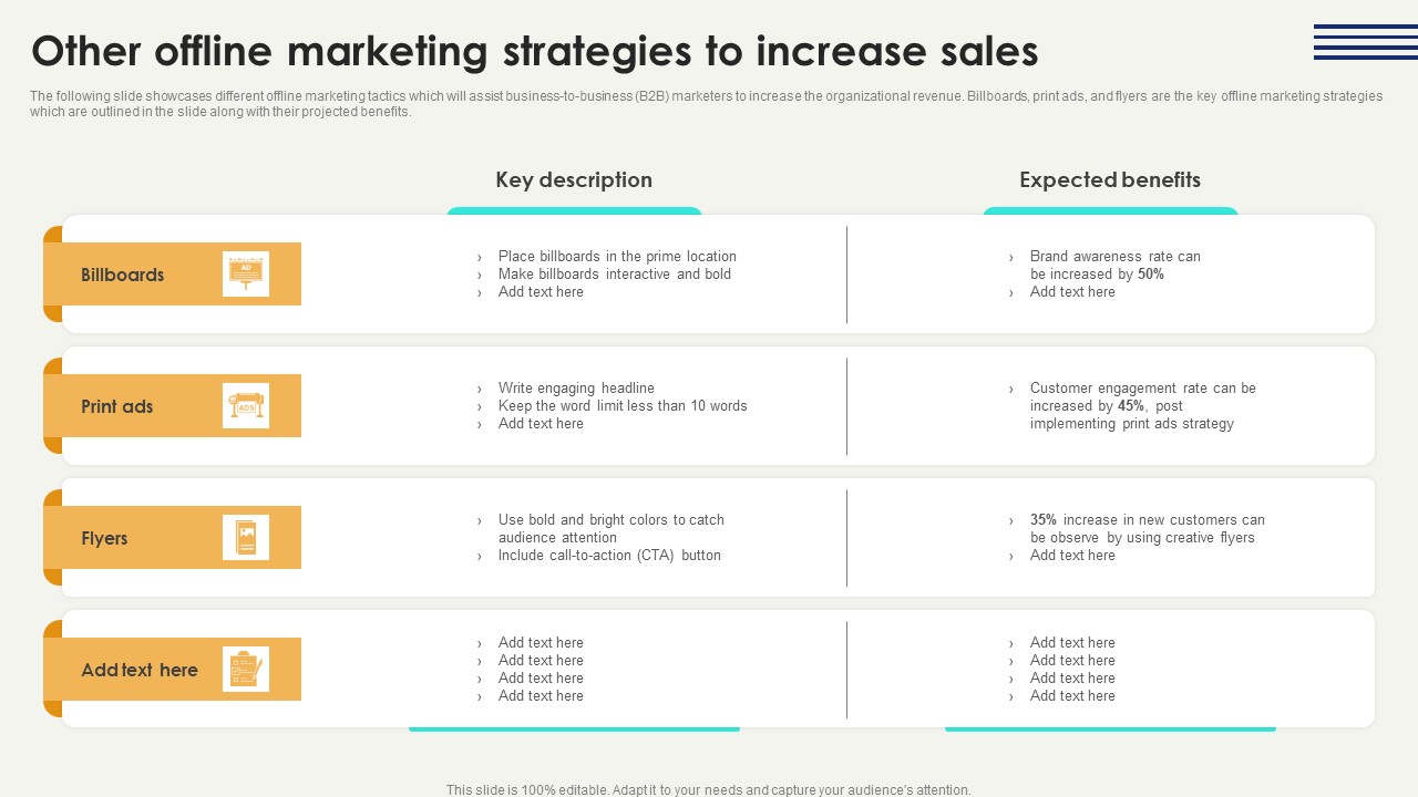 Other Offline Marketing Strategies Digital Marketing Strategies Improve Enterprise Sales Diagrams Pdf