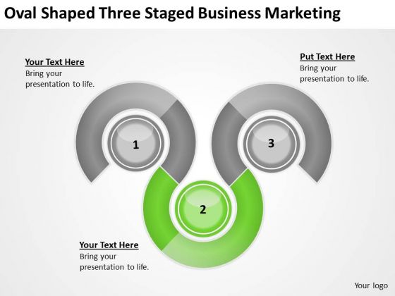 Oval Shaped Three Staged Business Marketing Ppt Cost Of Plan PowerPoint Templates