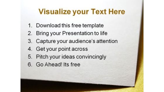 Education Paper Children PowerPoint Template