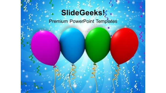Party Balloons Event PowerPoint Templates Ppt Background For Slides 1112