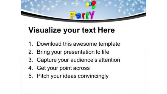Party Balloons Holiday PowerPoint Templates Ppt Background For Slides 1112