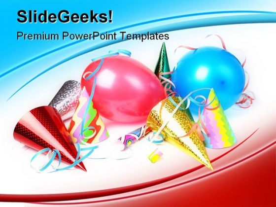Party Celebration Festival PowerPoint Background And Template 1210