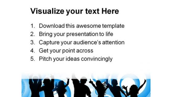 Party Time Entertainment PowerPoint Backgrounds And Templates 1210