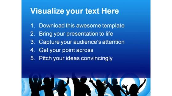 Party Time Entertainment PowerPoint Backgrounds And Templates 1210