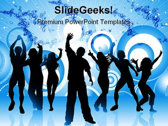 Party Time Entertainment PowerPoint Backgrounds And Templates 1210