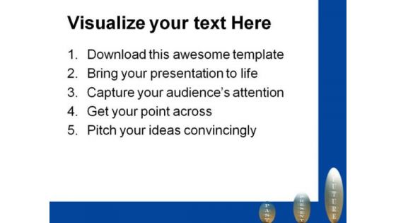 Past Present Future Metaphor PowerPoint Themes And PowerPoint Slides 0511