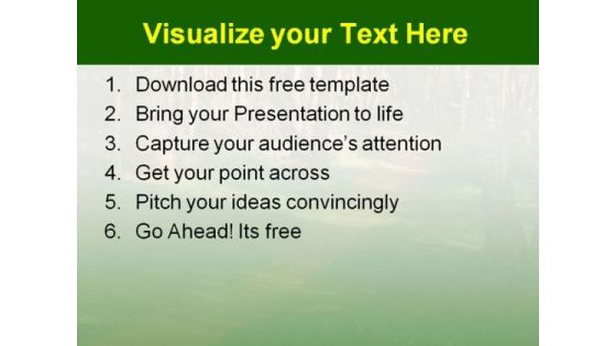 Forest Path PowerPoint Template