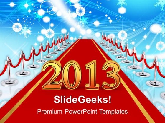 Path To New Year Celebration Events PowerPoint Templates Ppt Backgrounds For Slides 1212