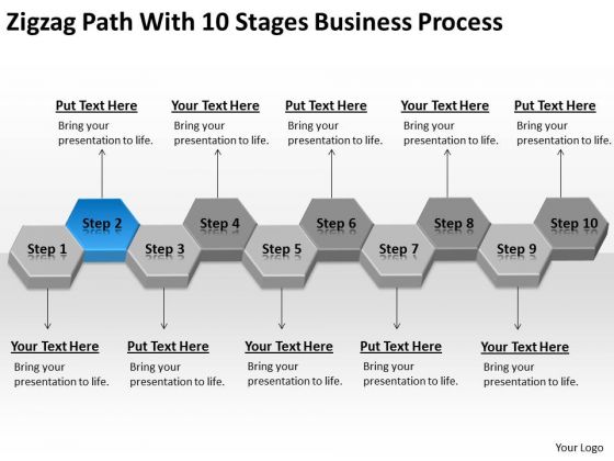 Path With 10 Stages Business Process Ppt Real Estate Plan Template PowerPoint Templates