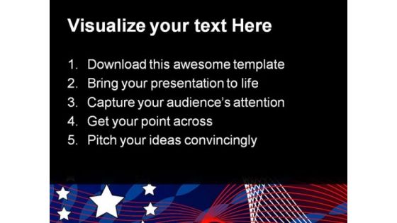 Patriotic Abstract Background PowerPoint Templates And PowerPoint Backgrounds 0711