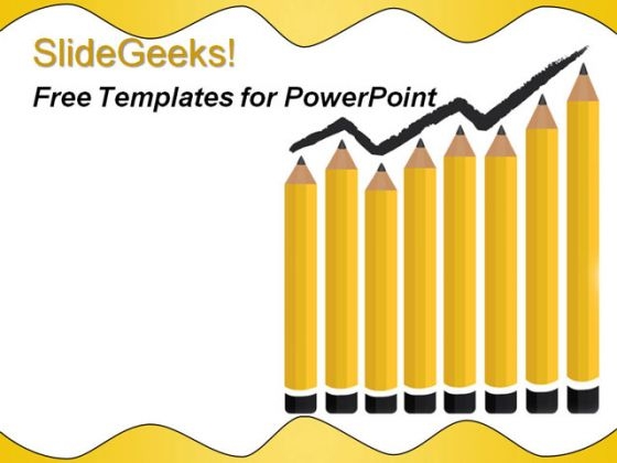 School Color Pencil PowerPoint Template