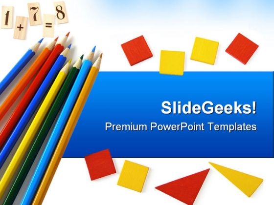 Pencils Education PowerPoint Backgrounds And Templates 1210