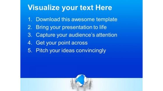 People Around Globe PowerPoint Templates And PowerPoint Themes 0712