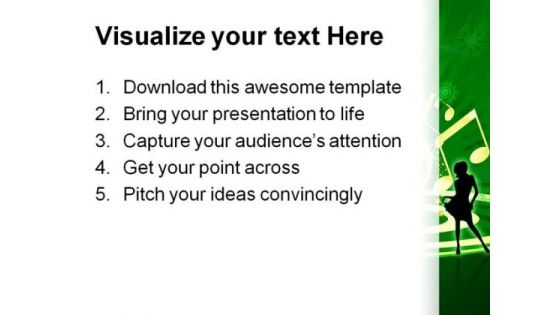 People Celebrating Music PowerPoint Themes And PowerPoint Slides 0311