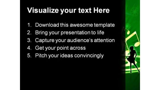 People Celebrating Music PowerPoint Themes And PowerPoint Slides 0311