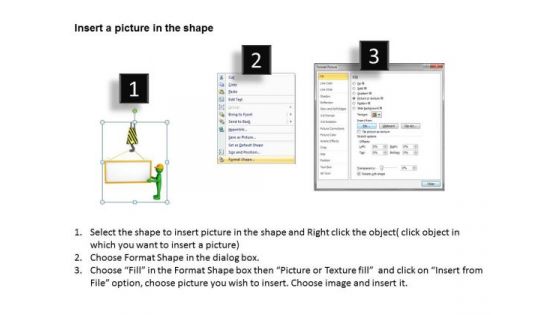 People In Business 3d Man Civil Works Builder PowerPoint Templates
