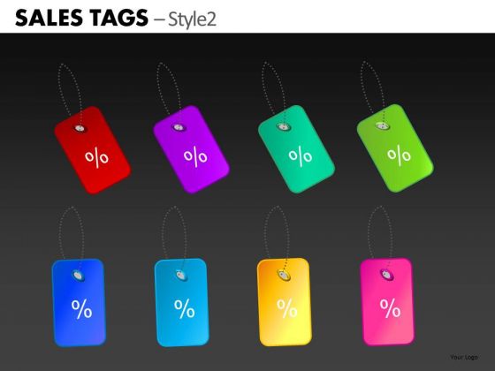 Percent Discounts Tags PowerPoint Slides Ppt Clipart