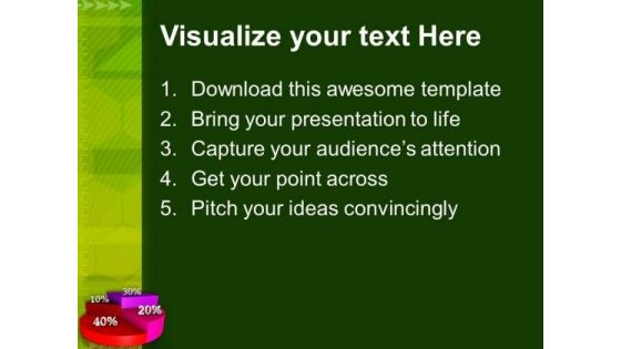 Percentage Pie Chart Growth Future PowerPoint Templates Ppt Backgrounds For Slides 0313