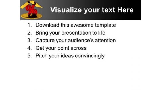 Percentage Symbol Finance PowerPoint Templates And PowerPoint Themes 0912