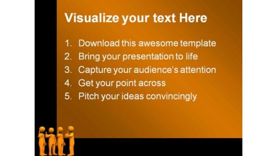 Person Showing Thumbs Up Business PowerPoint Themes And PowerPoint Slides 0411