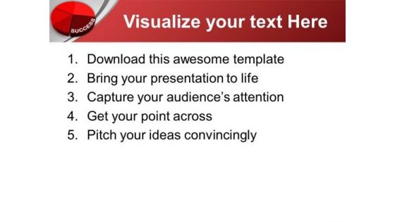 Personal Finances Pie Chart Metaphor PowerPoint Templates Ppt Background For Slides 1112