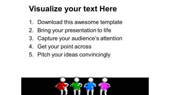Persons Holding Colorful Puzzles Globe PowerPoint Templates Ppt Background For Slides 1112