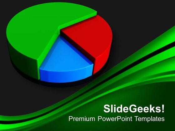 Pie Chart Dark Theme Color Business PowerPoint Templates Ppt Backgrounds For Slides 0413