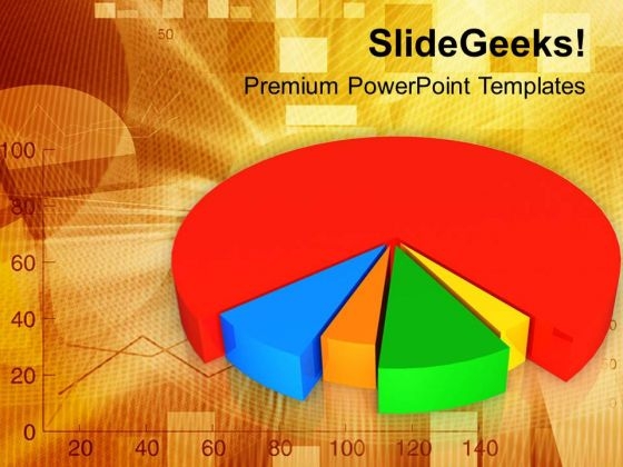 Pie Chart For Business Graph PowerPoint Templates Ppt Backgrounds For Slides 0413