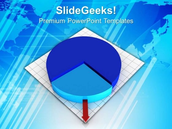 Pie Chart Growth Business Factors PowerPoint Templates Ppt Backgrounds For Slides 0313