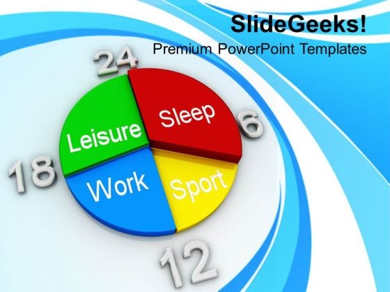 Pie Chart With Weekly Schedule PowerPoint Templates Ppt Backgrounds For Slides 0513
