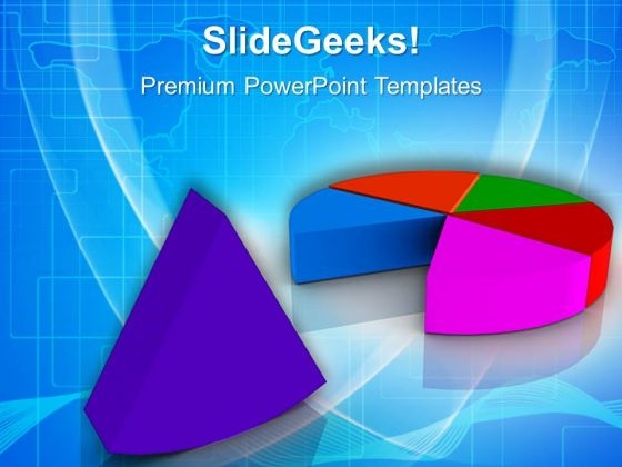 Pie Graph Representing Specific Process PowerPoint Templates Ppt Backgrounds For Slides 0413