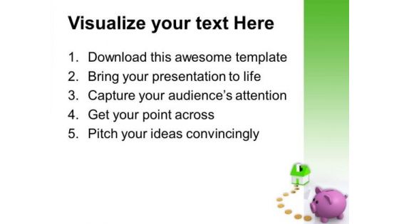 Piggy Bank And House Finance PowerPoint Templates And PowerPoint Themes 1012