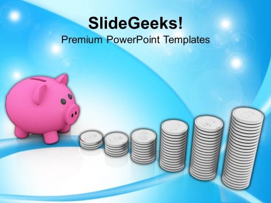 Piggy Bank Money Growth Investment PowerPoint Templates Ppt Backgrounds For Slides 0113