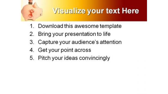 Piggy Bank Money PowerPoint Themes And PowerPoint Slides 0411