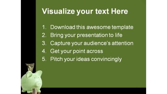 Piggy Bank Saving Future PowerPoint Themes And PowerPoint Slides 0611