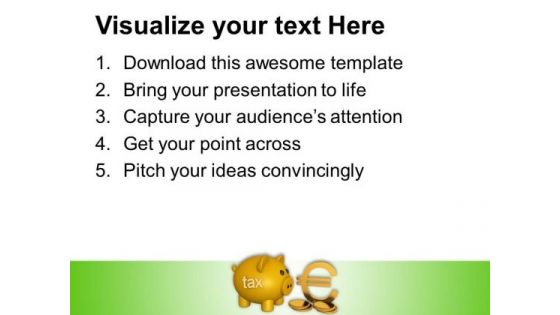 Piggy Bank Saving Money PowerPoint Templates And PowerPoint Themes 1012