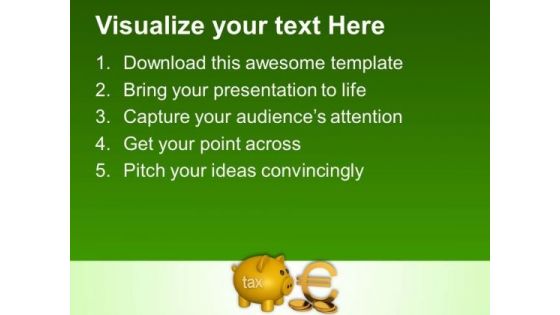 Piggy Bank Saving Money PowerPoint Templates And PowerPoint Themes 1012