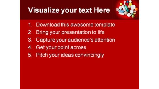Pills Medical PowerPoint Templates And PowerPoint Backgrounds 0411