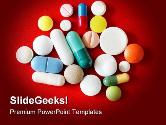 Pills Medical PowerPoint Templates And PowerPoint Backgrounds 0411