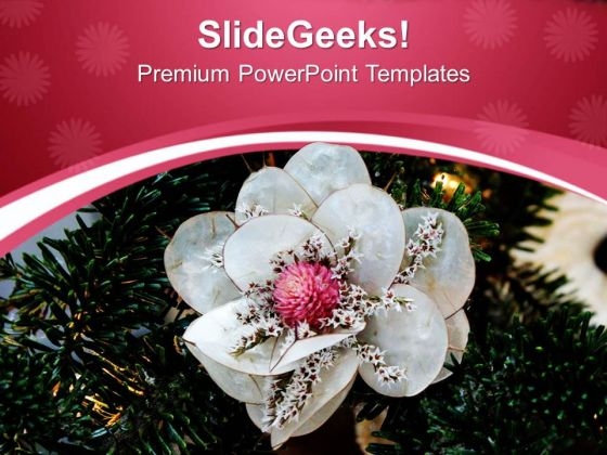 Pink Color Background With Flower PowerPoint Templates Ppt Backgrounds For Slides 0613