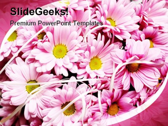 Pink Flowers Beauty PowerPoint Templates And PowerPoint Backgrounds 0311