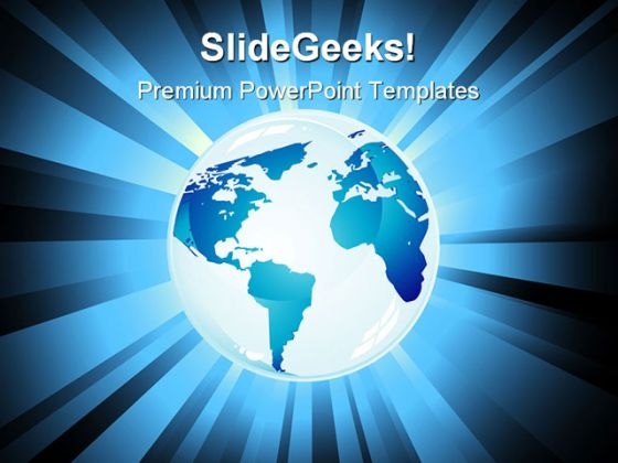 Planet Earth01 Globe PowerPoint Templates And PowerPoint Backgrounds 0311