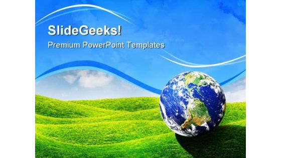 Planet Earth Globe PowerPoint Themes And PowerPoint Slides 0411