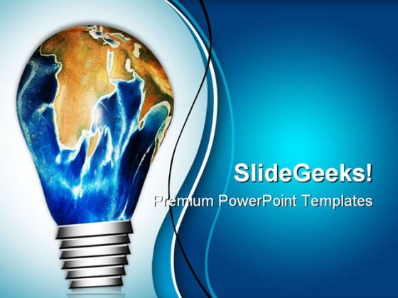 Planet Idea Business PowerPoint Templates And PowerPoint Backgrounds 0311