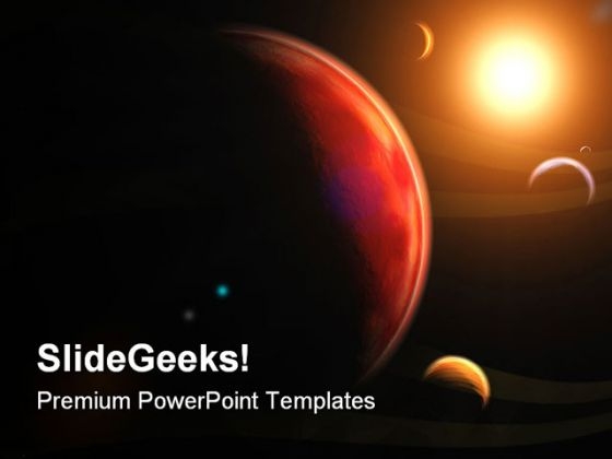 Planets Globe PowerPoint Templates And PowerPoint Backgrounds 0711