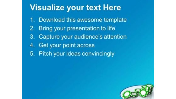 Play Poker In Casino Entertainment Theme PowerPoint Templates Ppt Backgrounds For Slides 0513