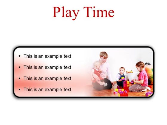 Play Time Game PowerPoint Presentation Slides R