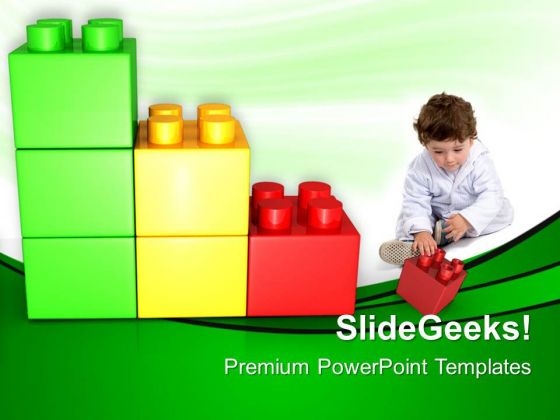 Play With Lego Block Baby PowerPoint Templates And PowerPoint Themes 0512