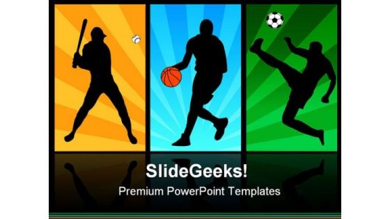 Players Sports PowerPoint Backgrounds And Templates 1210