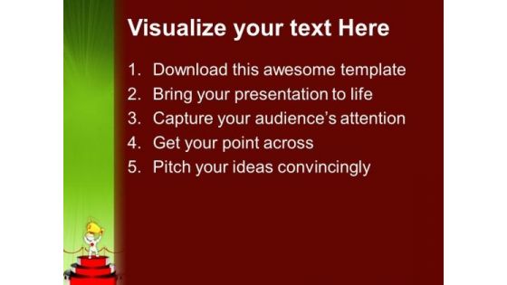 Podium For Winner With Red Carpet Trophy PowerPoint Templates Ppt Backgrounds For Slides 0113